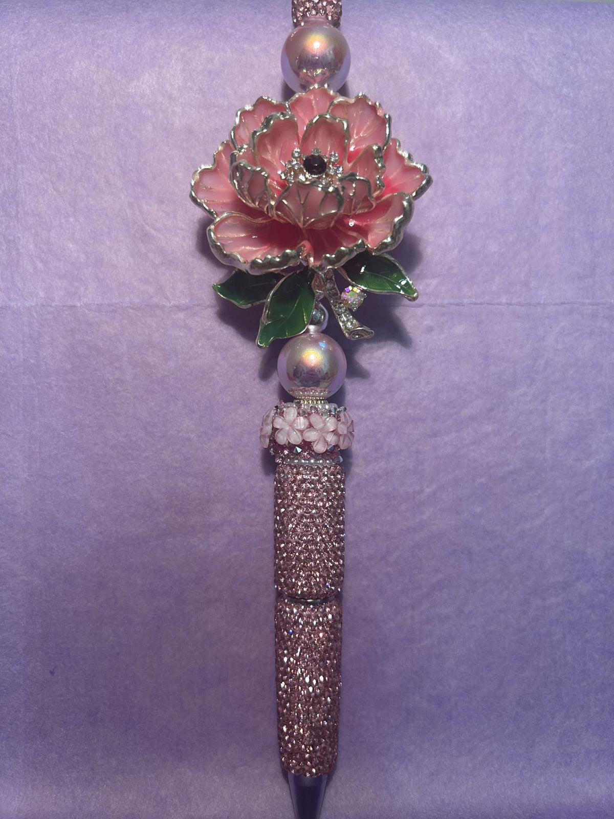 Flower Rhinestone Pens