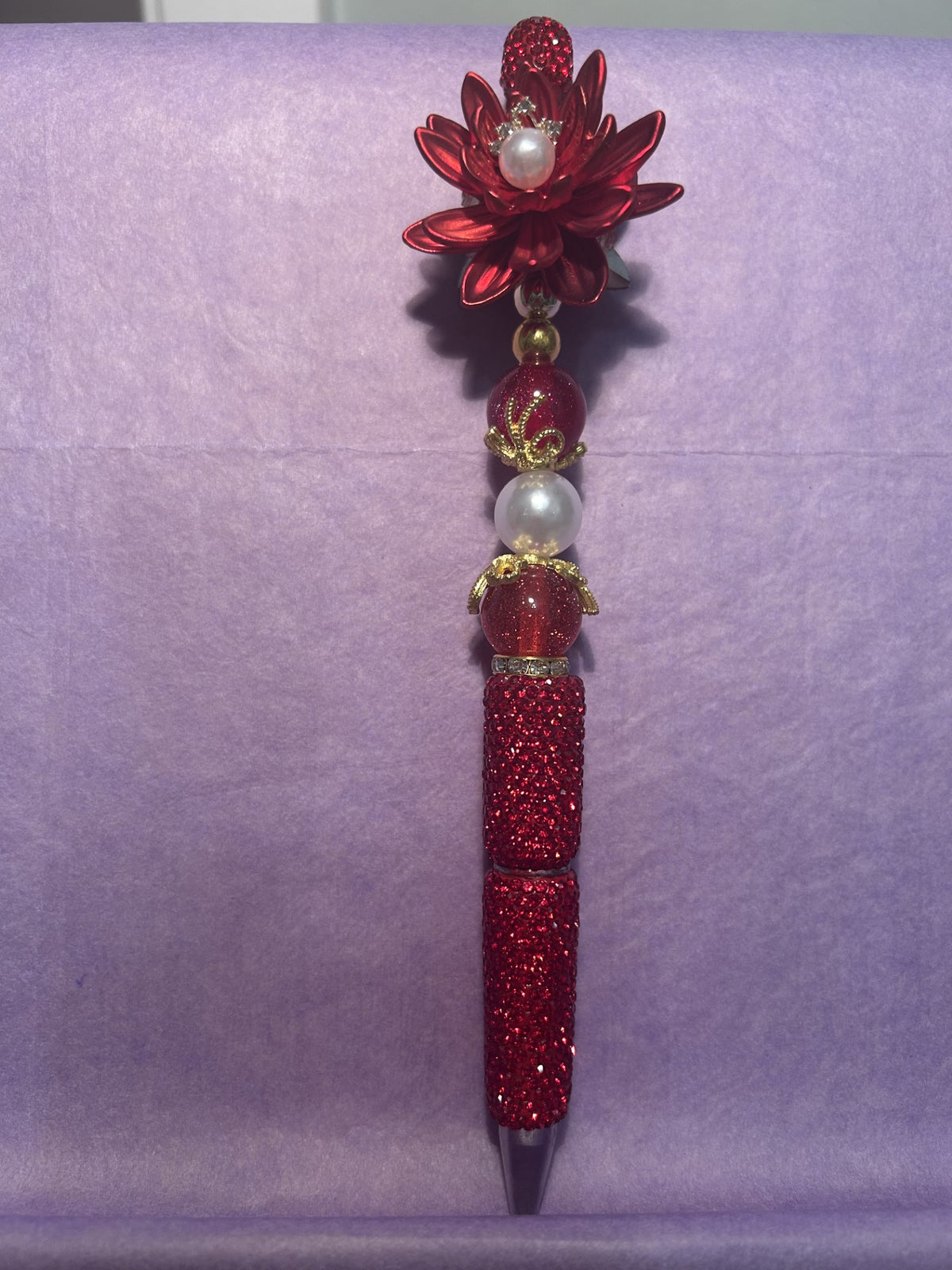 Flower Rhinestone Pens